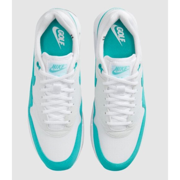 NIKE AIR MAX 1 \'86 OG GOLF SHOES White/Dusty Cactus MEN\'S SIZE 12 NEW main image 8
